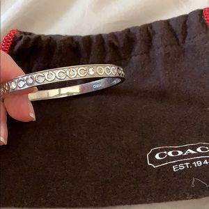 Silver Coach Bangle